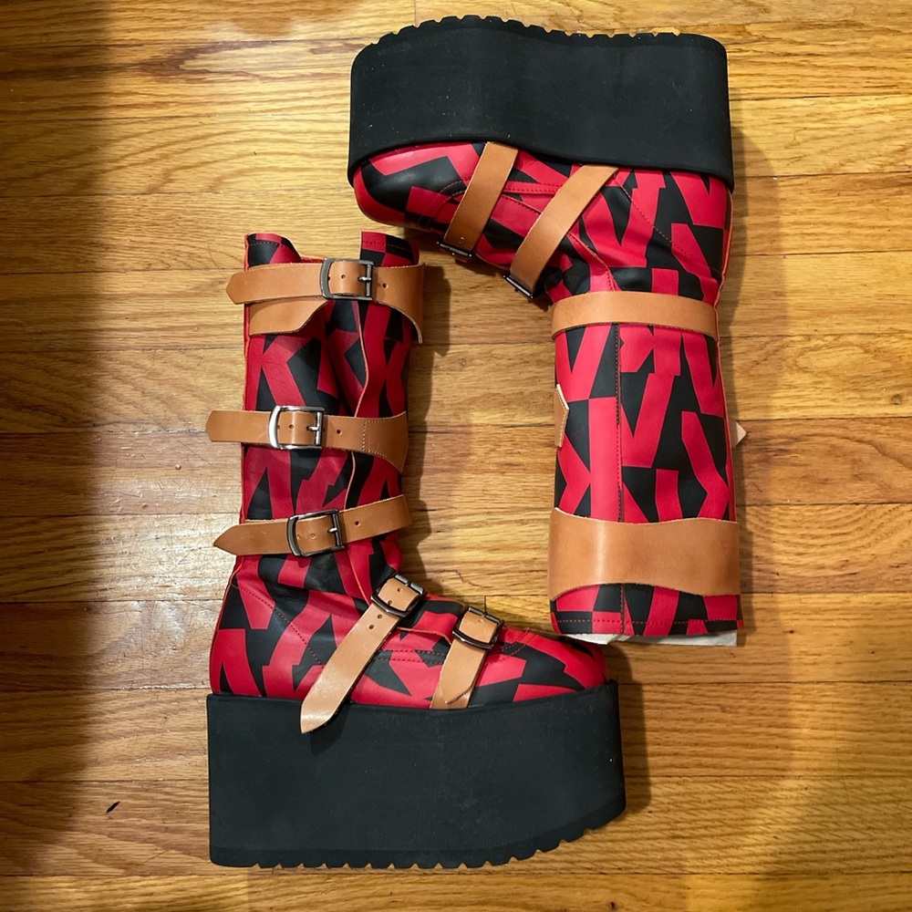 Vivienne Westwood X Buffalo London Platform Pirate Boots Womens 6 - Picture 2 of 10